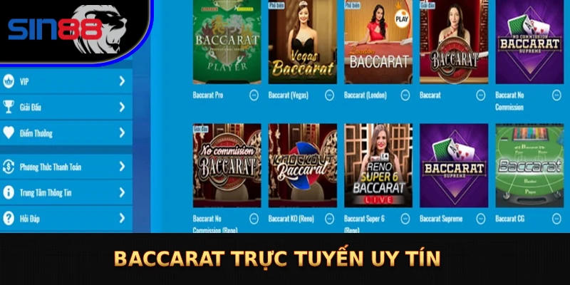 Sảnh Baccarat Trực Tuyến Uy Tín Được Người Chơi Tin Chọn
